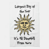 夏の至詩 キッチンタオル (縦)