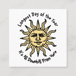 夏の至詩 スクエア名刺