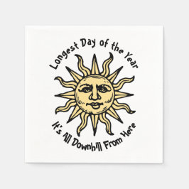 夏の至詩 スタンダードカクテルナプキン