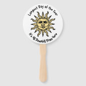 夏の至詩 ハンドファン (裏面)