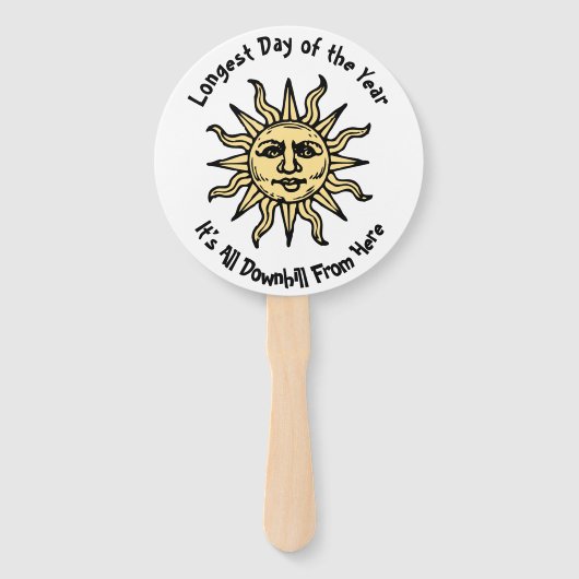 夏の至詩 ハンドファン (正面)