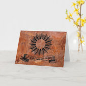 夏の至 カード (黄色い花)