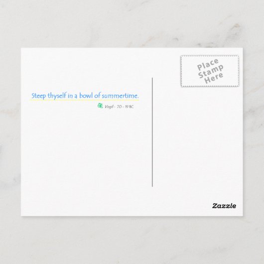 夏の至 ポストカード (裏面)