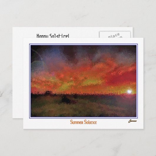 夏の至 ポストカード (正面/裏面)