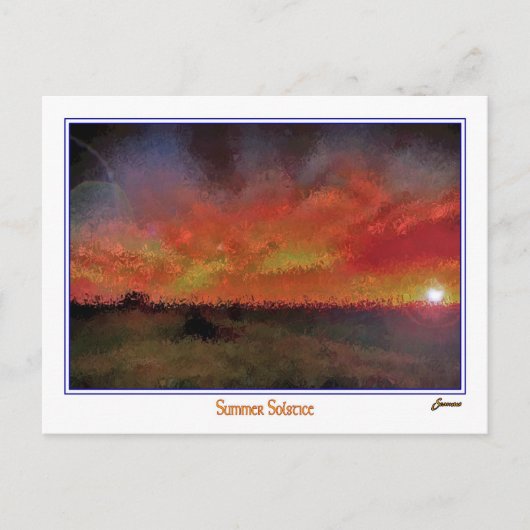 夏の至 ポストカード (正面)