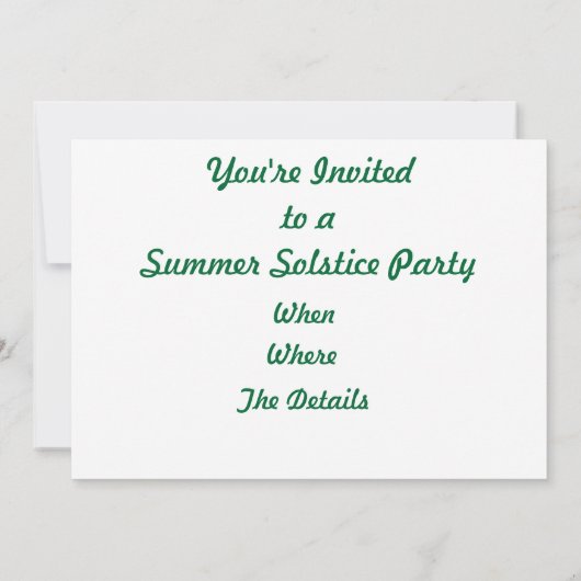 夏の至 招待状 (裏面)