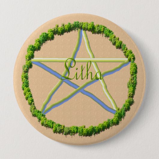 夏の至 缶バッジ (正面)