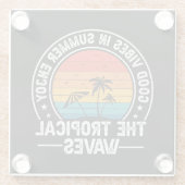 夏の良い楽しむ雰囲気66775 ガラスコースター (裏面)