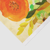 夏の色フラワー抽象芸術絵画のデコパージュ 薄葉紙 (詳細)