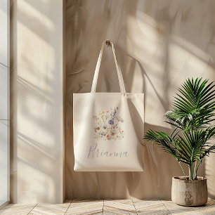 夏の色数々ののワイルドフラワーの花嫁トートバッグ トートバッグ