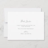 夏の色数々ののワイルドフラワーの花嫁提案 ノートカード (裏面)