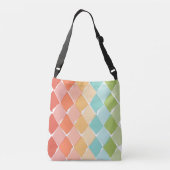 夏の色鮮やか柄 クロスボディバッグ (裏面)