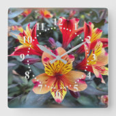 夏の色 スクエア壁時計 (正面)