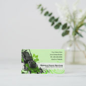 夏の芝生サービス 名刺 (スタンド正面)