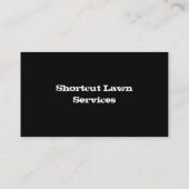 夏の芝生サービス 名刺 (裏面)