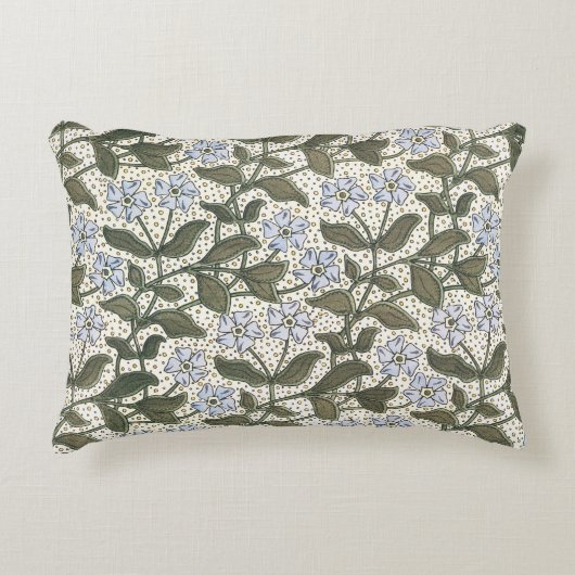 夏の花かわいらしエレガントフローラ アクセントクッション (正面)