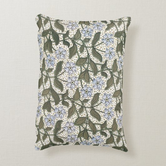 夏の花かわいらしエレガントフローラ アクセントクッション (裏面(縦))