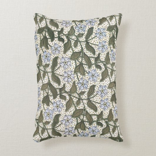 夏の花かわいらしエレガントフローラ アクセントクッション (正面(垂直))