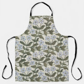 夏の花かわいらしエレガントフローラ エプロン (正面)