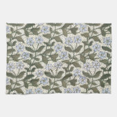 夏の花かわいらしエレガントフローラ キッチンタオル (横)