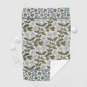 夏の花かわいらしエレガントフローラ ゴルフタオル (インサイチュ)