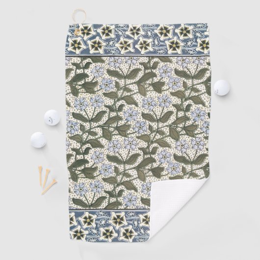 夏の花かわいらしエレガントフローラ ゴルフタオル (インサイチュ)