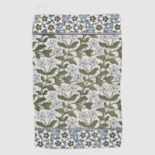 夏の花かわいらしエレガントフローラ ゴルフタオル (正面)