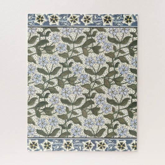 夏の花かわいらしエレガントフローラ ジグソーパズル (縦)