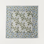 夏の花かわいらしエレガントフローラ タペストリー (正面(横))