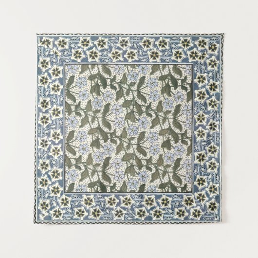 夏の花かわいらしエレガントフローラ タペストリー (正面(横))