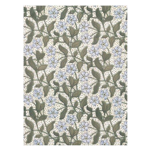 夏の花かわいらしエレガントフローラ テーブルクロス (正面)