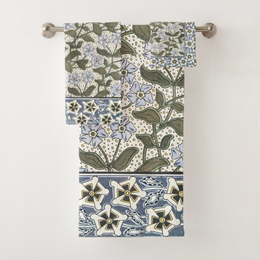夏の花かわいらしエレガントフローラ バスタオルセット (インサイチュ)