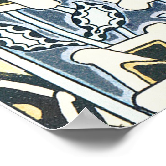 夏の花かわいらしエレガントフローラ ポスター