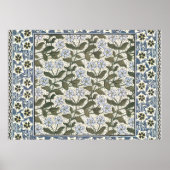 夏の花かわいらしエレガントフローラ ポスター