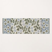 夏の花かわいらしエレガントフローラ ヨガマット (正面(横))