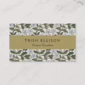 夏の花かわいらしエレガントフローラ 名刺 (正面)