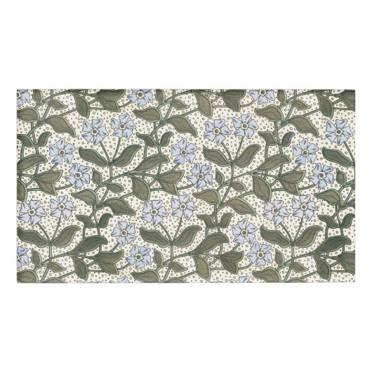 夏の花かわいらしエレガントフローラ 名札 (正面)