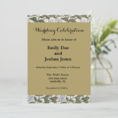 夏の花かわいらしエレガントフローラ 招待状 (スタンド正面)