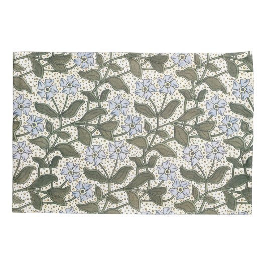 夏の花かわいらしエレガントフローラ 枕カバー (裏面)