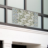 夏の花かわいらしエレガントフローラ 横断幕 (ビルの外側)