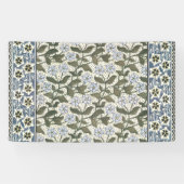 夏の花かわいらしエレガントフローラ 横断幕 (横)