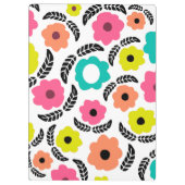 夏の花と黒葉 クリップボード (裏面)