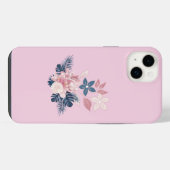 夏の花のガーリー iPhoneケース (裏面横)