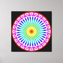 夏の花のキャンバス印刷