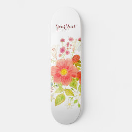 夏の花のスケートボード スケートボード