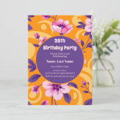 夏の花のパタ鮮やかーン – ドーパミンドレッシング 招待状 (スタンド正面)