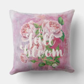 夏の花のフローラことわざ美 クッション (裏面)