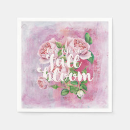 夏の花のフローラことわざ美 スタンダードカクテルナプキン