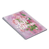 夏の花のフローラことわざ美 ノートブック (右側)