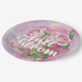 夏の花のフローラことわざ美 ペーパープレート (アングル)